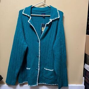 🆕 WOMENS PLUS SIZE  WESTBOUND BUTTON SWEATER 2X